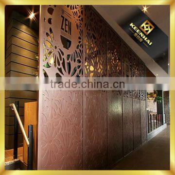 Custom Made Interior Decor Laser Cut Stainless Steel Room Divider Screen photo-6