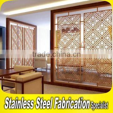 Decorative Laser Cut Stainless Steel Hall Partition photo-2