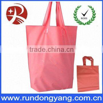 custom made wholesale plastic handle bags