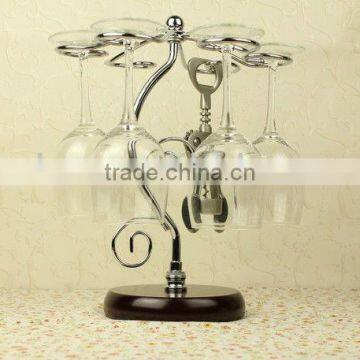 Hanging Wine Glass Stemware Drying Tree Rack