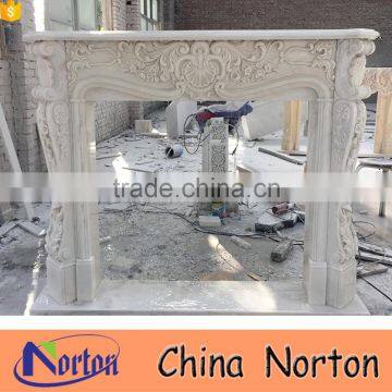 Norton factory wholesale marble indoor used fireplace mantel NTMF-F808A