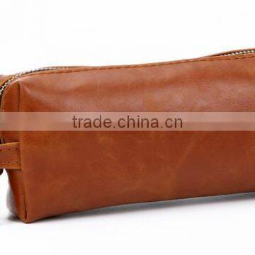 Bright Crack Brown Leather Store More Bags With Side Handle photo-2
