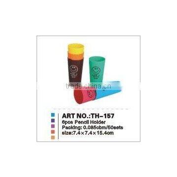 PP pencil holder, PP holder, plastic pencil holder