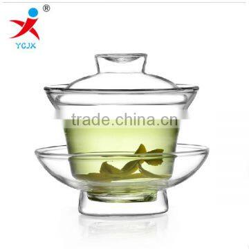 Heat resistant glass tea pot with strainer cheap tea pot coffee pot