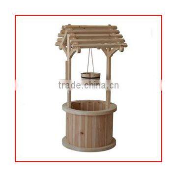 Natural Wishing Well Planter Balcony Porch Decor