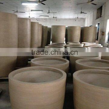 Large Fiberglass Clay Outdoor Tree Pot photo-3