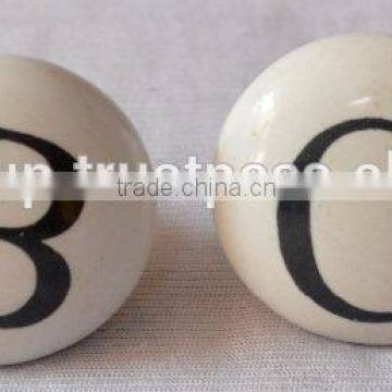 Latest Design Fine Hand Painted Alphabetic Door Knobs photo-3