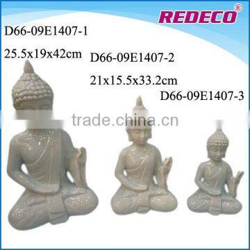 Ceramic Sitting Buddha Statue