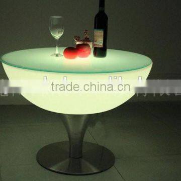 Durable High Quality PE Spa Ledlight up LED Coffee Table photo-3