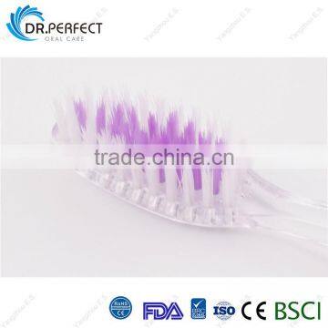 China Wholesale Toothbrush Crystal Handle PS+Rubber Dental Care Toothbrushes photo-6