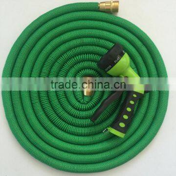 Green Color Fabric Expandable Garden Hoses 100 FT photo-4