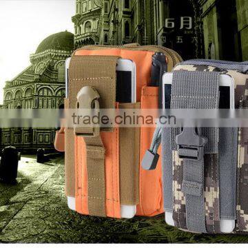 Outdoor Sports the Molle Tactical Pockets Male 5.5/6 Inch Waterproof Phone Bag Wear Belt Running Hang Bag photo-5
