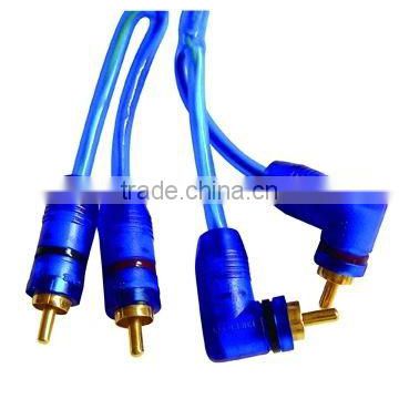 2RCA Plug to 2RCA Plug(right angle) VK3-0015