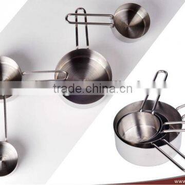 High quality 4pcs stainless steel measuring cups(HMT-06)