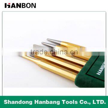 5 Pcs Gold-plated Quality Pin Punch Sets photo-3