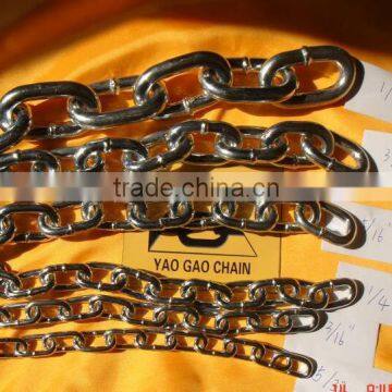 China OEM sea deck mooring hardware stud link anchor chain