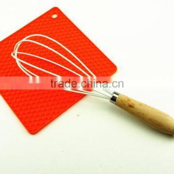 13043 Silicone Coated Whisk With Wooden Handle photo-3