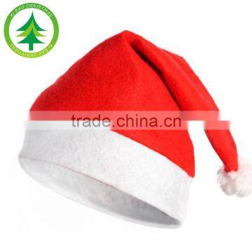 2016 Cheap Factory Price Christmas Party Santa Red Hat And White Cap for Christmas Decoration photo-4