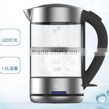 pyrex glass tea pot 2200w 1.7L