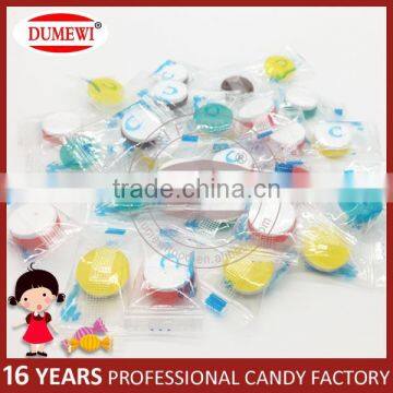 Colorful Fruit Crystal Hard Candy With Mint Tablet Candy photo-4