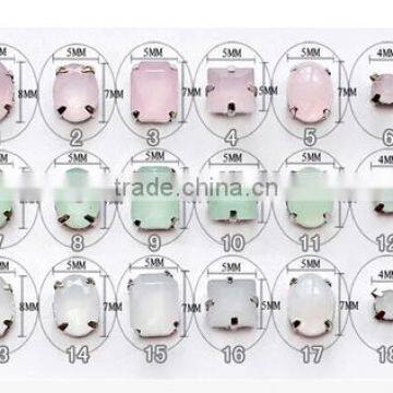 Synthetic Opal Loose Stones With Claw Settings photo-2