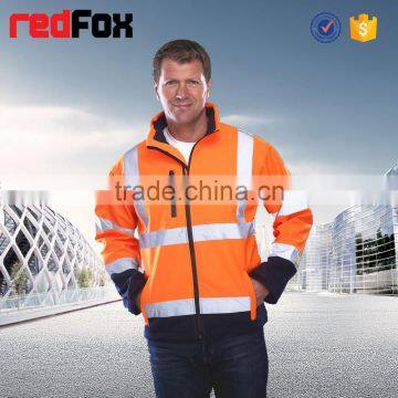hi Vis 3M Cheap Reflective Electrical Fleece Safety Jacket photo-5