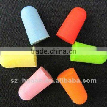 Foam Ear plug/Stock/Safety earplug/ear protection /custom hearing protection ear plugs /orange,yellow,red,green