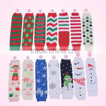 wholesale knit baby christmas hign quality leg warmer