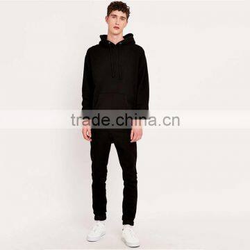Custom Wholesale Solid Color Black Hoodie Blank High Quality Hoodies photo-3
