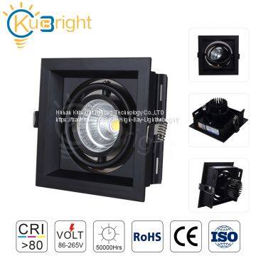 KB-GL001 3w to 12w black aluminium led grill lights