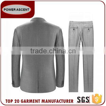 2017 Wholesale Custom Classic Style Regular Fit 2 Button Black Mens Suit photo-2