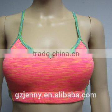 Wholesale Ladies Sexy Colorful Women's Gym Workout Tube Bra Sportswear photo-2