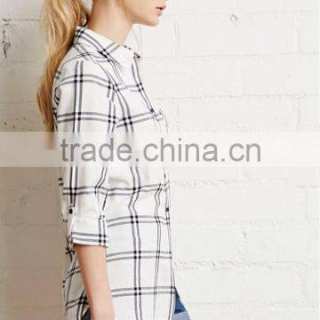 Wholesale Fashion Design Lady Casual Long Sleeve Blouse photo-4