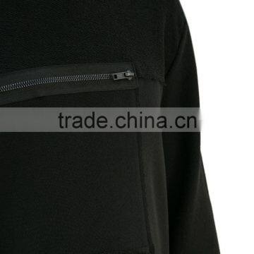 Fashion Zipper Pocket Men Long Sleeve Sweatshirt Without Hood photo-3
