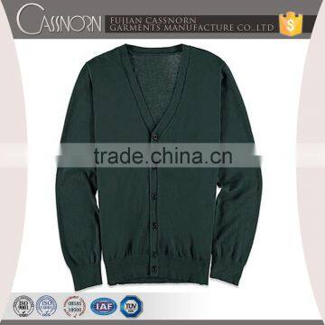 Button Down All Button Placket Mens Sweater Cardigan photo-2