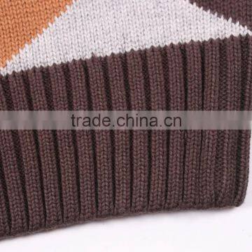 Cotton Knitting Men's Sleeveless Sweater Vest Patterns photo-5