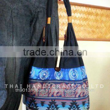 New Thai Silk Embroidered Handbag Tote Bag