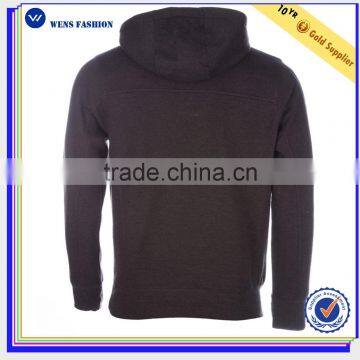 Cutom Button Neck Polyester,cotton Print Mens Pullover Hoodie
