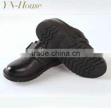 Hot Sale Boys Black Leather School Newborn Baby Casual Shoes photo-2