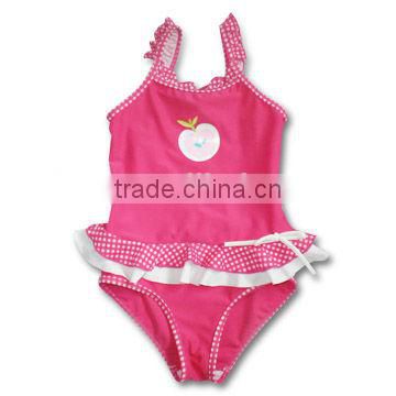 Kids Swimsuit Swimwear One Piece cut bow