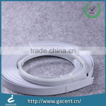 Plastic end caps white color steel boning for making corset supplies