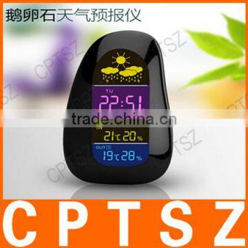 YGH-392 LED Color Display Cobblestone Indoor and Outdoor Temperature and Humidity Weather Clock Bell photo-4