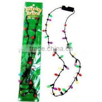 Festival jewelry christmas LED flashing necklace