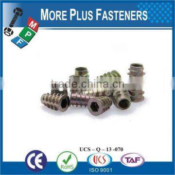 Made in Taiwan High Quality Zinc Alloy Wood Insert Nut photo-6