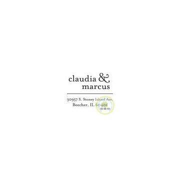 Frankfurt Custom Signature Design Self Inking Stamp/Custom Name Signature Stamps