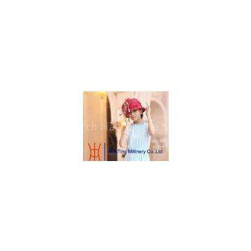 Wedding Women Ladies Sinamay Ladies Hats Feather Trim With Sinamay Loops