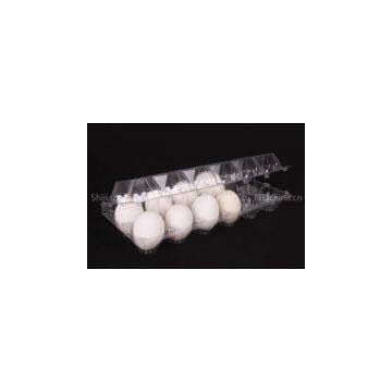 12 cell plastic egg packing carton