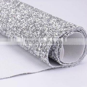 Online Service Shimmering Glitter Fabric Silver photo-2