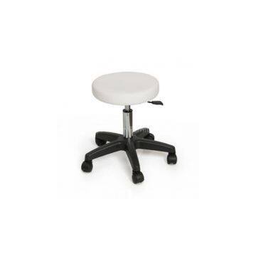 Moving PU Leather Dining Stool With Castor