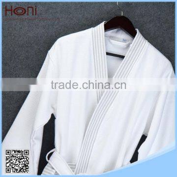 Super Thin Sleepwear Waffle Cotton Bathrobe photo-3